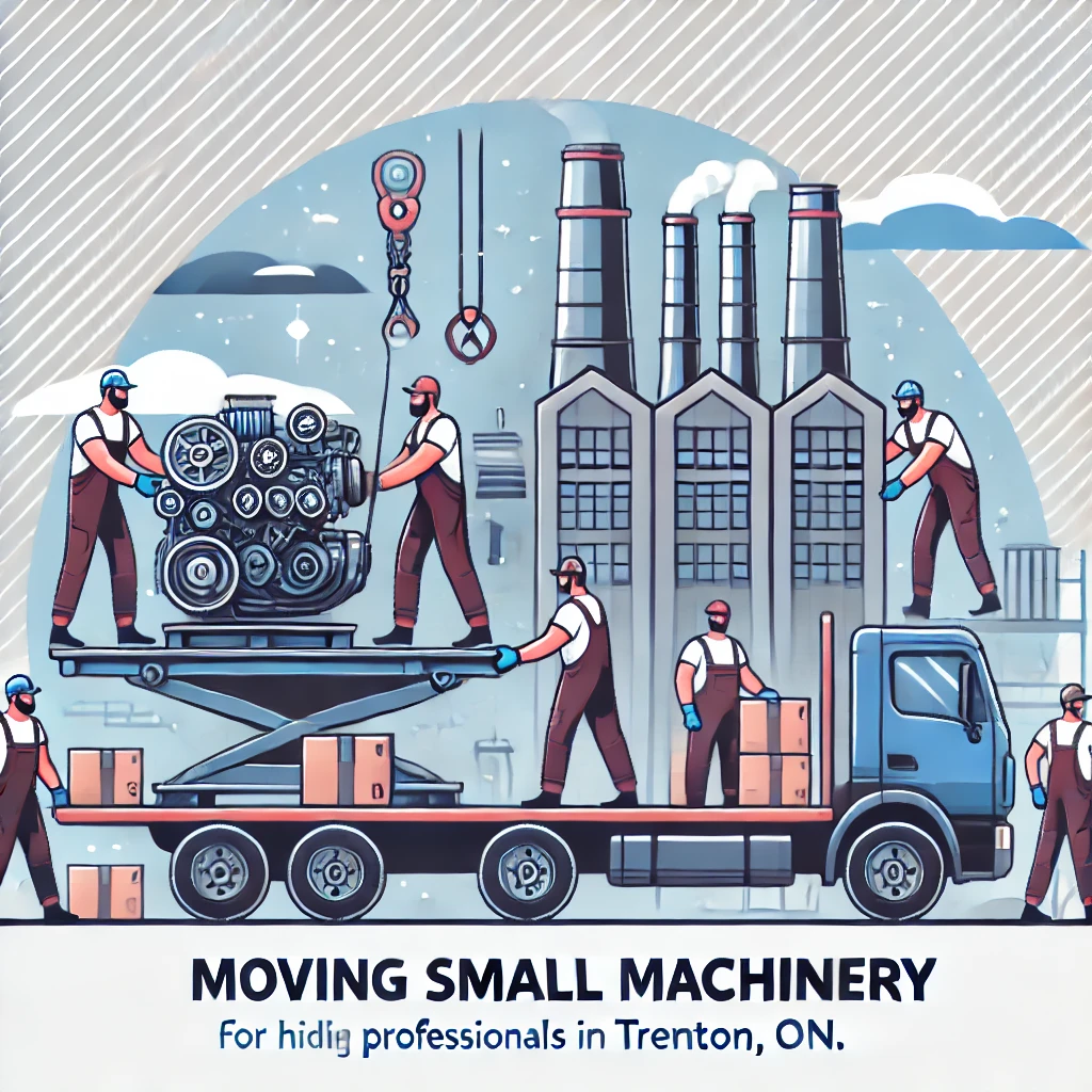 Leave Small Machinery Moving in Trenton, ON to the Pros