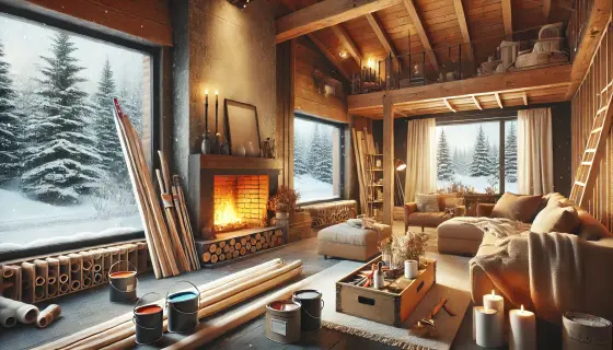 Inside Home Renovations During Winter