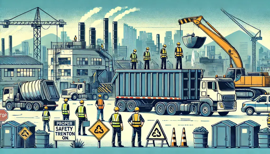 Proper Safety Precautions When Using Construction Bins in Trenton, ON
