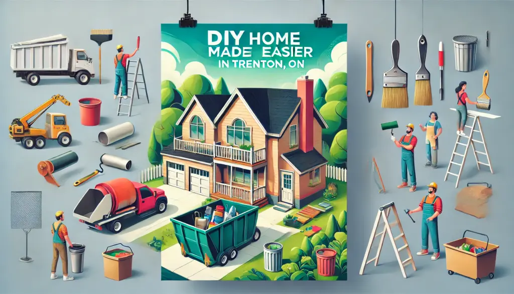 Six Popular DIY Home Projects Made Easier With Garbage Bin Rentals in Trenton, ON