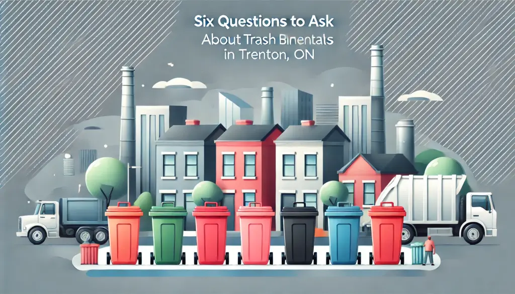 Six Questions to Ask About Trash Bin Rentals in Trenton, ON
