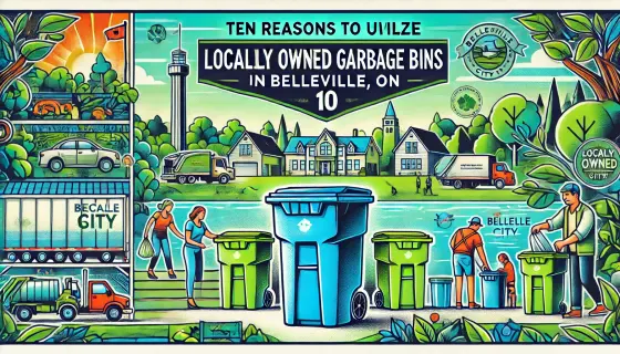 Ten Reasons to Utilize Locally Owned Garbage Bins in Belleville, ON