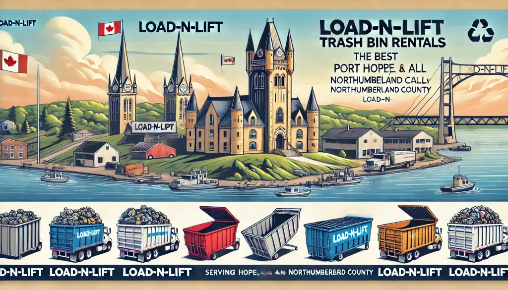 The Best Trash Bin Rentals in Port Hope, Cobourg and all of Northumberland County!