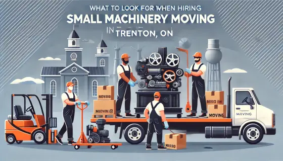 What to Look for When Hiring Small Machinery Moving in Trenton, ON
