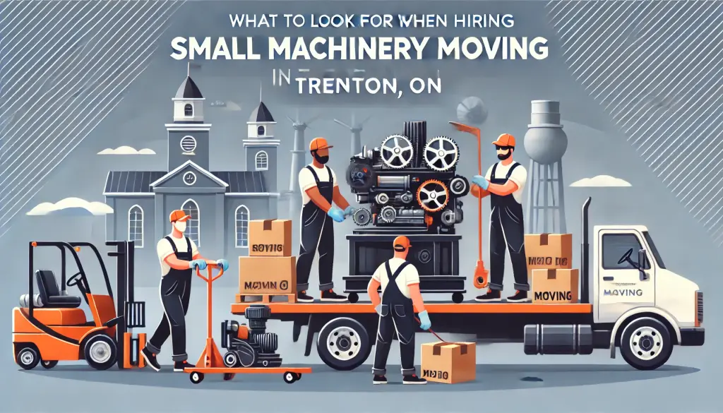 What to Look for When Hiring Small Machinery Moving in Trenton, ON