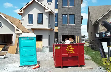 Load-N-Lift disposal bin rental Ontario - 14 yard dumpster